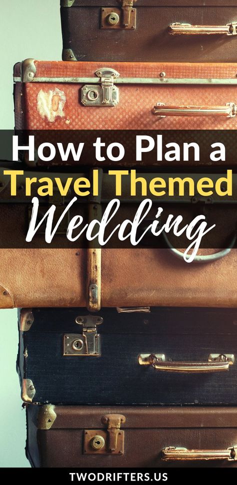 A travel-themed wedding is a fantastic option for the couple who loves to travel. Check out all our tips on how to plan a travel-themed wedding you'll LOVE, with inspiration from our own ceremony and reception! Travel Theme Wedding Favors, Love And Travel, Vintage Travel Themes, Travel Themed Wedding, Travel Party Theme, Relationship Blogs, Wedding Planning Timeline, Travel Theme Wedding, Wedding Etiquette