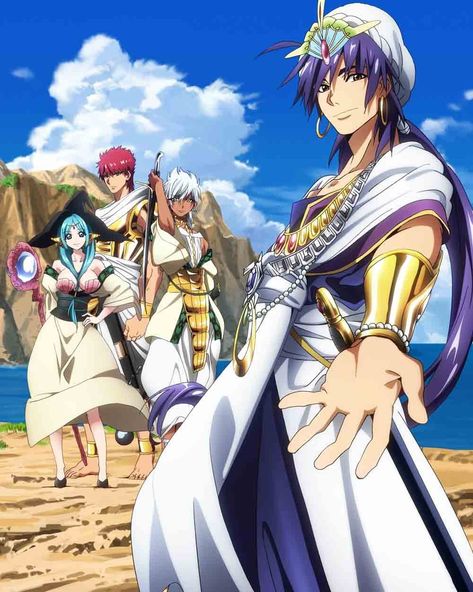 Magi Adventures Of Sinbad, Magi Kingdom Of Magic, Magi 3, Sinbad Magi, The Kingdom Of Magic, Anime Magi, Fairy Tail Love, Anime People, Yellow Aesthetic