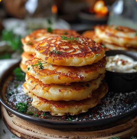 Crêpes de Pommes de Terre Potato Galette La Madeleine, 200 Calories, Texture