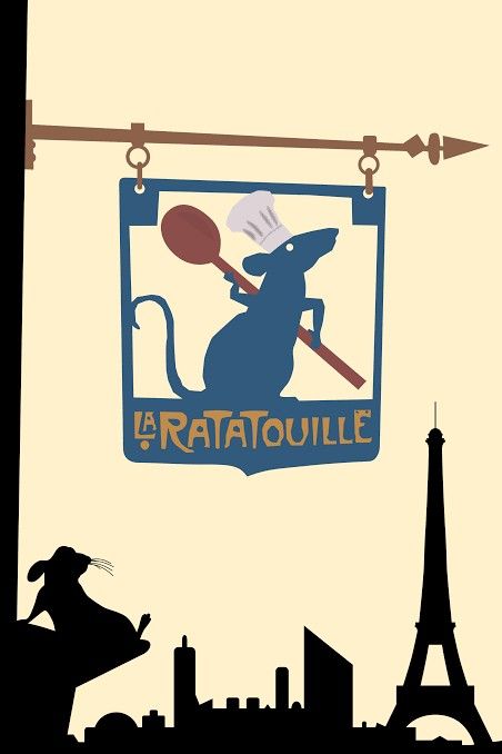 Ratatouille Painting Easy, Ratatouille Party, Ratatouille Disney, Minimal Posters, Cricut Disney, Minimal Poster, Disney Aesthetic, Ink Ideas, Tattoo Ideas