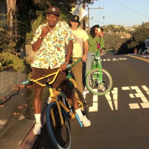 Tyler Baudelaire, Tyler The Creator Outfits, Illegal Civ, Tyler The Creator Wallpaper, Bike Aesthetic, Odd Future, T Baby, Flower Boys, Tyler The Creator