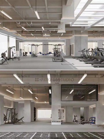 commercial and office architecture, There are gyms like art exhibitions, good-looking gym decorations, commercial gyms, sports, and fitness ❤️ARTBELL FITNESS Gym Lobby, Gym Design Interior, Gym Facilities, Commercial And Office Architecture, Office Architecture, Gym Interior, Rehabilitation Center, Like Art, Art Exhibitions