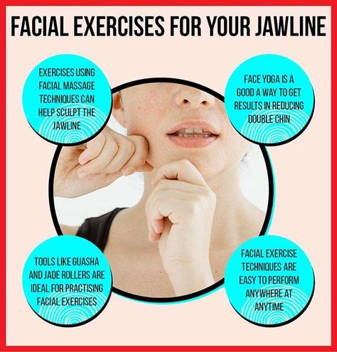 Facial Exercises For A Prominent Jawline  | Femina.in Prominent Jawline, Jawline Exercise, Exercise Images, Double Chin Exercises, Yoga App, Face Yoga Exercises, Facial Yoga, Muscles In Your Body, Face Exercises