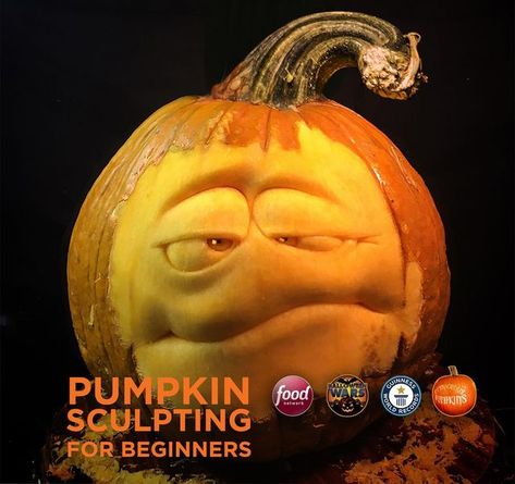 3d Carved Pumpkins, Sculpted Pumpkin Faces, Carving Foam Pumpkins, Pumpkin Sculpting Easy, Creative Pumpkin Carving Contest, Pumpkin Sculpting Ideas, Swamp Pictures, Sculpting For Beginners, Sculpted Pumpkins