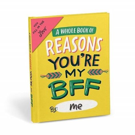 DIY Meaningful Christmas Gifts For BFFs - Reasons You’re My BFF Fill in the Love Book Bff Books, Emily Mcdowell, Empathy Cards, Cheese Puffs, Love Journal, Love And Friendship, My Bff, Positive Motivation, Birthday Gifts For Best Friend