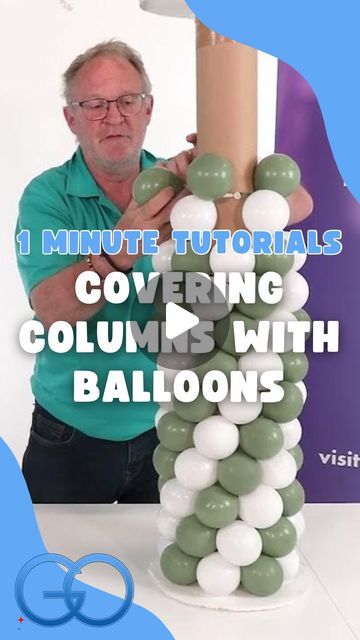 Balloon & Party Wholesaler - Stevenage, Hertfordshire on Instagram: "NEW TUTORIAL on YouTube!!  Covering volume with balloons isn’t easy…. When you don’t know how 😉  #youtubechannel #youtubetutorial #balloontutorial #balloontraining #balloonartist #eventdecor" Twisted Balloon Arch, How To Make Balloon Towers, Quick Link Balloon Ideas, Ballon Columns Ideas, Balloon Column Patterns, Balloon Waterfall, Balloon Pillars Diy, Balloon Tower Ideas, Diy Balloon Column Stand