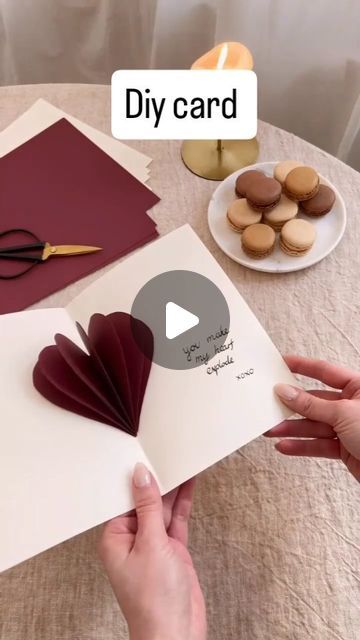 Diy & craft on Instagram: "Make a diy easy card ♠♠♠

#diy #diycrafts #papercrafts #paperflowers #diyideas #surprise #paper #love #cardmaking #grif #surprise #reels #instagram #explore #instagram #instagramreels #ideas #surprisebox #homemade #homemade #day #viralsong #flowers #butterfly #beautiful #diyprojects #diyideas #paperbox #weddinggift" Diy Birthday Greeting Cards For Husband, Diy Husband Birthday Card, Birthday Card For Husband Diy, Diy Birthday Card For Husband, Birthday Card For Husband Homemade, Pop Up Birthday Cards Diy Easy, Diy Birthday Cards For Husband, Pop Up Cards Diy Easy, Cards Diy Easy