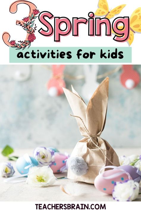 Spring is here! Looking for spring activities that will delight your elementary students? Check out these spring activities and crafts for kids. You'll find spring crafts, writing activities, and more! Spring Writing Paper, Summer Education, Bunny Activities, Life Cycles Activities, Spring Writing, Spring Games, Spring Classroom, Easter Activities For Kids, Earth Day Activities