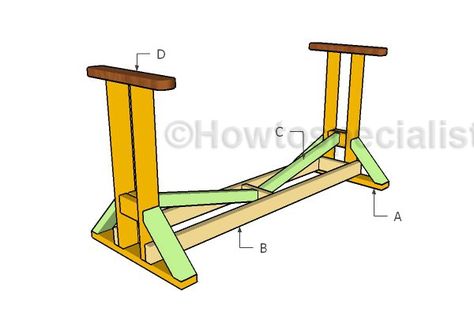 Outdoor Glider Swing Plans | HowToSpecialist - How to Build, Step by Step DIY Plans Bed Swings, Garage Steps, Porch Glider, Porch Swing Plans, Glider Bench, Diy Porch Swing, Outdoor Glider, How To Build Steps, Porch Swings