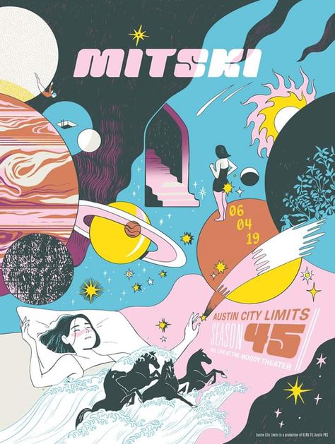 Mitski Poster, Poster Graphic Design, Illustration Kunst, Poster Bedroom, Music Cover, Cover Illustration, Office Room Decor, Wall Pictures, Music Artist