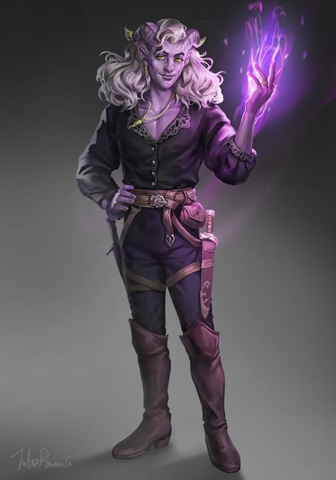 ArtStation - Tiefling Warlock Tiefling Warlock, Tiefling Sorcerer, Warlock Dnd, Dnd Tiefling, Tiefling Bard, Heroic Fantasy, Character And Setting, Fantasy Races, Dnd Art