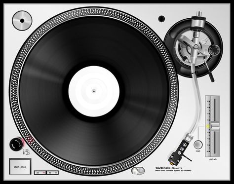 Technics SL-1200 top down view by johnnyinternets.deviantart.com on @deviantART Technics Sl 1200, Technics Turntables, Dj Decks, Record Turntable, Dj Room, Electro Dance, Acid Jazz, Gfx Design, Recording Studio Design