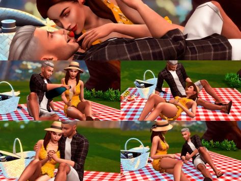 sims 4 picnic poses Sims 4 Picnic, Picnic Poses, Sims4 Poses, Picnic For Two, Sims 4 Couple Poses, Los Sims 4 Mods, Sims Poses, Sims 4 Stories, Ts4 Poses