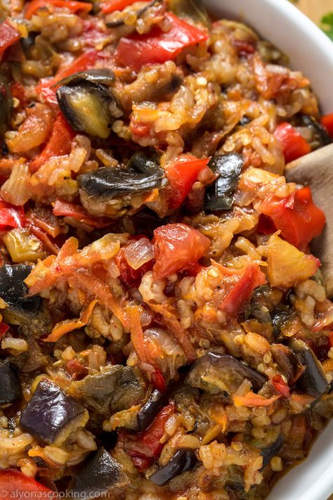 easy-eggplant-recipe Eggplant Enchiladas, Eggplant Recipes Healthy, Eggplant Casserole, Easy Eggplant, Healthy Eggplant, Eggplant Recipes Easy, Eggplant Recipe, Eggplant Dishes, Vegetable Casserole