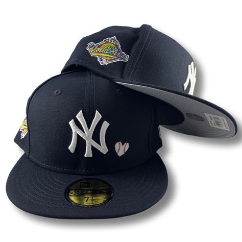 Fitted Hat. 100% Polyester. 1996 World Series Side Patch. Love & Hustle = Game Embroidered On The Back. Yankees Hat Fitted, Ny Fitted Hat, Yankees Hat, 59fifty Hats, Love Games, Ny Yankees, New Era Cap, Birthday Wishlist, New Era 59fifty