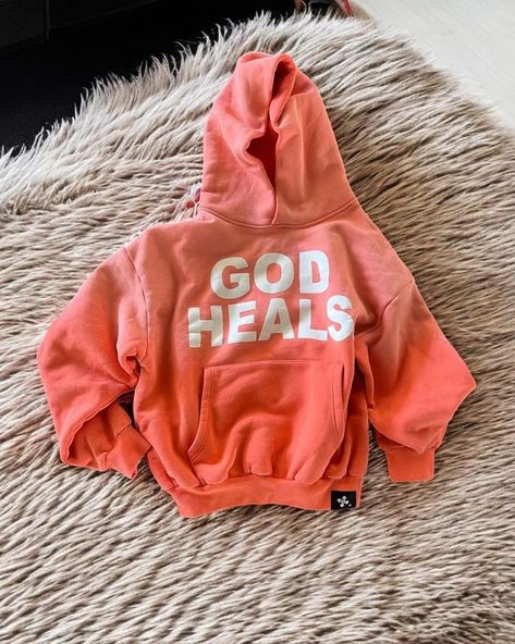 Bold 'god Heals' Hoodie: Inspirational Message, Comfortable Unisex Design, Soft Fleece, Available in Multiple Colors. - Etsy Printed Hoodies, Tops Men, God Heals, Y2k Tops, Loose Hoodie, Outfit Vintage, Women Sweatshirt, Cartoon Outfits, Style Punk