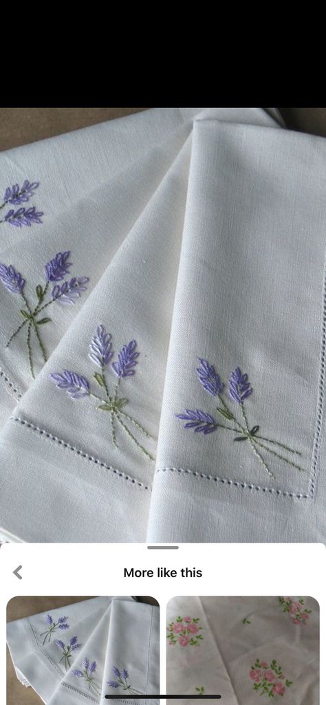 Embroidery Napkins, Sulaman Pita, Crewel Embroidery Patterns, Crewel Embroidery Kits, Embroidered Napkins, Hardanger Embroidery, Pola Kristik, Learn Embroidery, Brazilian Embroidery