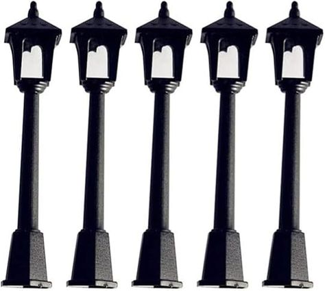 5pcs Dollhouse Miniature Street Lights, Mini Street Lamps Dollhouse Model Streetlights Train Lamp Post Lights Pathway Lantern Post Fairy Garden Miniature Garden Accessories : Amazon.co.uk: Toys & Games Train Lamp, Outdoor Park, Lamp Post Lights, Lantern Post, Street Lamp, Best Birthday Gifts, Post Lights, Miniature Fairy Gardens, Street Light