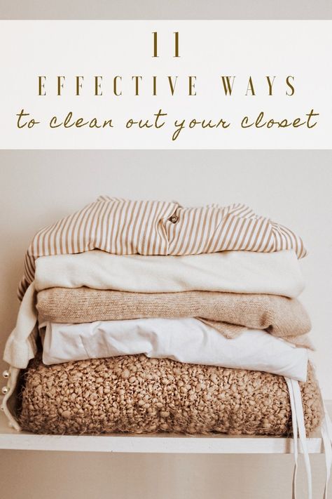 It's the perfect time for a good closet spring cleaning!! Here's my best tips to help you effectively clean out your closet, stay organized, & decide what's worth keeping! #closetorganization #idea #cleancloset Organization Ideas Closet, Clean Out Your Closet, Ideas Closet, Home Organization Ideas, Cleaning Home, Exterior Light Fixtures, Cleaning Out Closet, Porch Flooring, Cleaning Closet