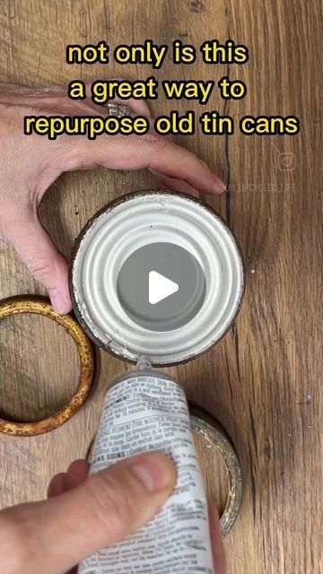 Sardine Can Crafts Tin Art, Rustic Tin Can Decor, Cardboard Soda Box Crafts, Pumpkin Tin Can Craft, Ideas For Old Milk Cans, Jars Recycling Ideas, Tin Can Votives, Upcycled Home Decor Creative Ideas, Tin Can Mobile