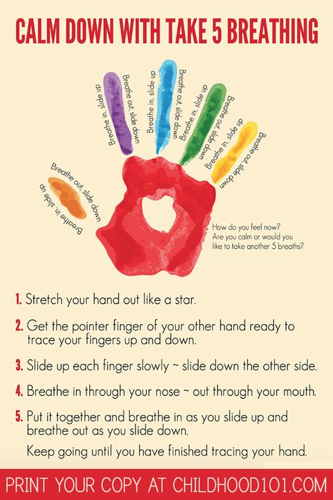 Take 5 Breathing Exercise for Kids: Learn to Manage Big Emotions #breathing #calmdown #feelingsandemotions Big Emotions, Counseling Activities, Mindfulness For Kids, Mental Training, Mindfulness Activities, Emotional Regulation, Parenting Skills, Breathing Exercises, Helping Children