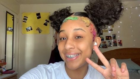 Swirl Edges, 2 Buns, Curly Edges, Music Instagram, Edge Control, Rainbow Swirl, Hair Wax, Hair Hairstyles, Buns