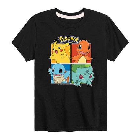 He'll be ready to catch 'em all in this Boys 8-20 Pokemon Character Squares Graphic Tee. He'll be ready to catch 'em all in this Boys 8-20 Pokemon Character Squares Graphic Tee. Crewneck Short sleeve Graphic on chestFABRIC & CARE Cotton, polyester Machine wash Imported Size: Small. Color: Black. Gender: male. Age Group: kids. Pokemon Tshirt Ideas, Pokémon Shirt, Pokemon T Shirt, Pokemon Tshirt, Pokemon Merch, Pokemon Shirt, T Shirt Pokemon, Pokemon Shirts, Pokemon T