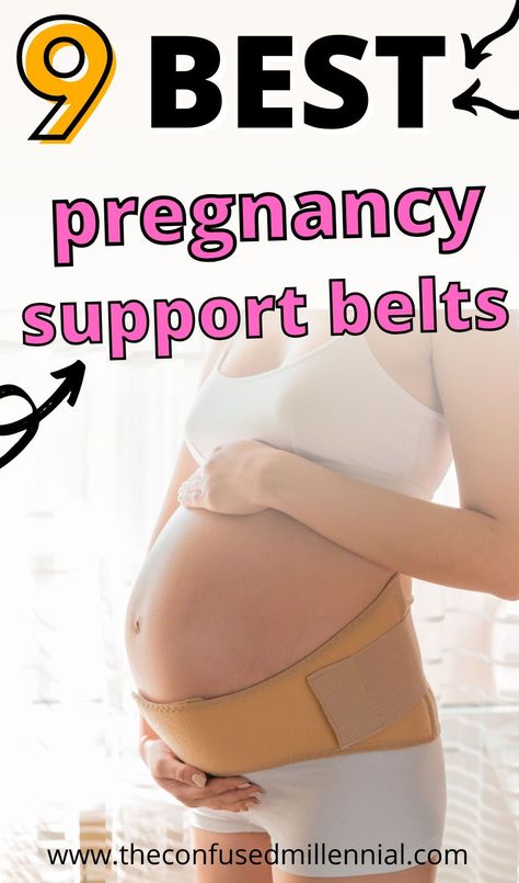 Finding the best pregnancy support belt to accommodate your growing belly size, back pains, and hip aches can feel overwhelming. Discover how to choose the best maternity belt for exercise, casual wear, and even sleeping with a belly band for more comfort. | pregnancy belts support | pelvic support belt pregnancy | pregnancy belt support back pain | support belt for pregnancy | best pregnancy support belt Pregnancy Support Belt, Belly Support Band, Pregnancy Band, Belly Support Pregnancy, Pregnancy Belly Band, Maternity Belt, Pregnancy Labor, Pregnancy Clothes, Pregnancy Support