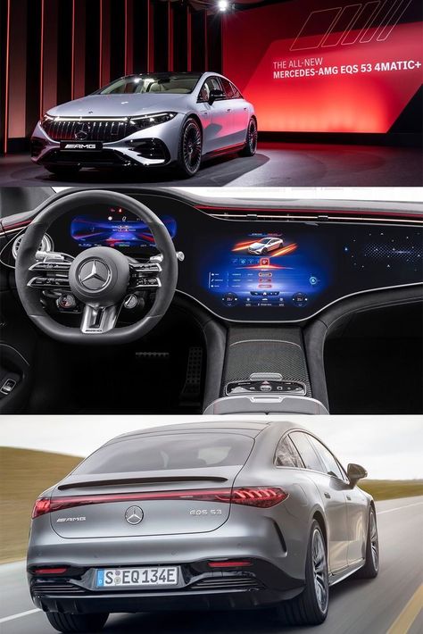 Mercedes-Benz EQS53 AMG 2022 Mercedes Benz Electric Car, Eqs Mercedes Benz, Luxury Cars Aesthetic, Mercedes 2022, Garage Luxury, Mercedes Eqs, Benz Eqs, Wallpaper Sport, Aesthetic Sport