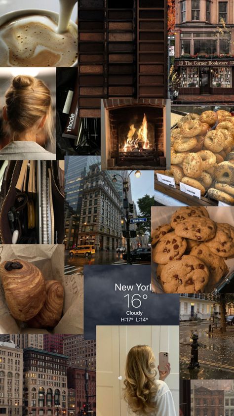 New York Fall Aesthetic, Vision Board Art, Christmas Destinations, Fall Mood Board, New York Fall, Fall Inspo, Weird Things, Autumn Cozy, Winter Aesthetic