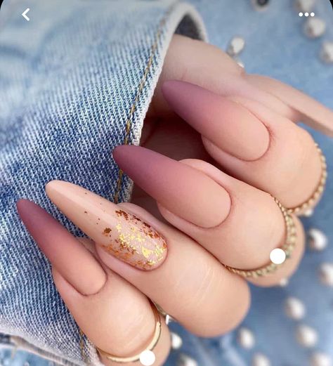 Fall Ombre Nails, Fall Ombre, Unghie Sfumate, Nude Nail Designs, Easy Nails, Ombre Acrylic Nails, Edgy Nails, Matte Nails Design, Ombre Nail Designs