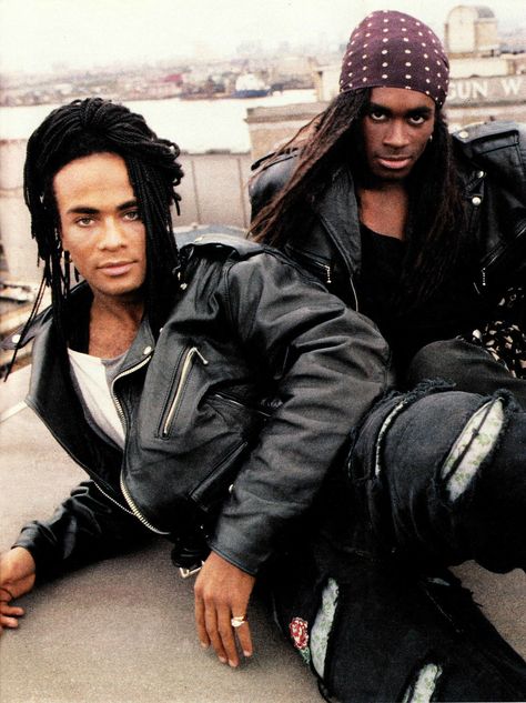 Millie Vanillie, Milli Vanilli, Retro Stuff, Black Music, Leather Glove, In London, Leather Jacket, London, Music