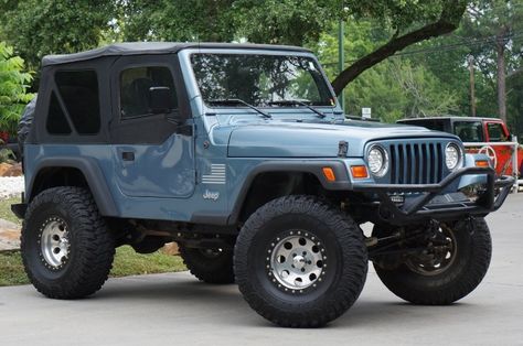 1998 Jeep Wrangler $0 http://www.selectjeeps.com/inventory/view/9894668 1980 Robin's Egg Blue Cj5 Jeep, Customized Jeep Wrangler, Jeep Wrangler Tj Accessories, Blue Jeep Wrangler, Two Door Jeep Wrangler, 1998 Jeep Wrangler, 2000 Jeep Wrangler, League City Texas, Beach Jeep