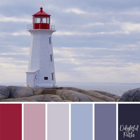 lighthouse on a rocky coast coastal color palette Lighthouse Gifts, Florida Lighthouses, Different House Styles, Lighthouse Pictures, Single Moms, Nova Scotia Canada, Beautiful Ocean, New York Post, Coast Guard