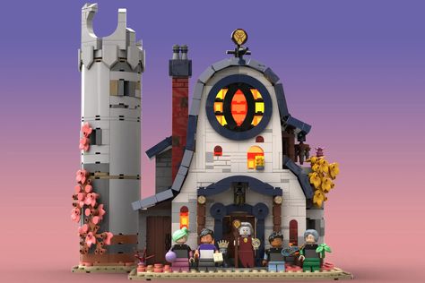 Eda's Owl House The Owl House Lego Eda, Lego Owl House, The Owl House Minecraft Build, Owl House Minecraft, Lego Eda, Owl House Art, Owl House Characters, The Iron Giant, Light Brick