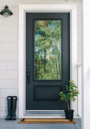 Modern Farmhouse Style Exterior, Vinyl Shingle Siding, Exterior Transformations, Farmhouse Style Exterior, Modern Country Style, Neutral Fall Decor, Exterior Renovation, Front Porch Decor, Exterior Makeover