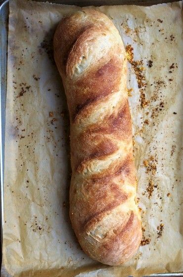 French Bread - crispy crust with a soft, tender crumb. A better pic is at http://appetizerrecipe.net/posts/French-Bread-crispy-crust-with-a-soft-35444 Red Star Yeast, A Loaf Of Bread, Breads & Buns, Cloud Bread, Loaf Of Bread, Bread Roll, Yeast Bread, French Bread, Bread Machine