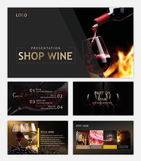 Shop Wine PowerPoint template is professionally designed with high-res pictures in the background of the Slide Master. The Shop Wine Presentation theme contains embedded background photos and images across multiple title and text slide layouts and will make your presentation stand out. This template is fully compatible with PowerPoint 2007 / 2010 / 2013 / 2016 / 2019 / 365 and works on PC and Mac. It is also compatible with Google Slides, Open Office, Keynote and more. Presentation Features Prod Wine Graphic Design, Website Design Tutorial, Calibri Font, Wine Presentation, Font Layout, Presentation Design Layout, Change Picture, Background Photos, Open Office