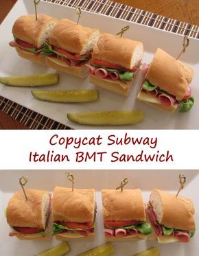 You don't need to go out to have a great sandwich. This copycat Subway Italian BMT sandwich is outstandingly simply and good. Subway Italian Bmt, Italian Bmt Sandwich, Bmt Sandwich, Tomato Sandwich Recipes, Cold Sandwich Recipes, Subway Sandwich, Best Sandwich Recipes, Cold Sandwiches, Deli Sandwiches