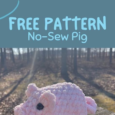 No Sew Pig Crochet Pattern, Crochet Pig Pattern Free No Sew, Cute Pig Crochet Pattern Free, Free No Sew Amigurumi Pattern, Crochet Pig Pattern Free, Pig Crochet Pattern Free, Crotchet Gifts, Market Patterns, Crochet Pig Pattern