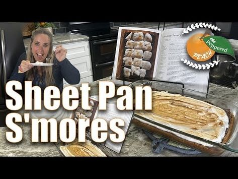 Sheet Pan S'mores- Magnolia Table Cookbook Volume 3 - S01 - Episode 026 - YouTube Magnolia Table, S'mores, Thanks For Coming, S Mores, Sheet Pan, Magnolia, I Love, Stuffed Peppers