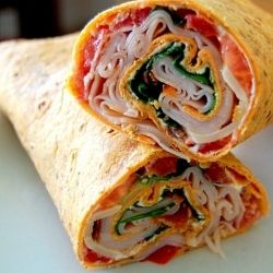 Club Wrap, Turkey Wraps, Lunch Wraps, Turkey Bacon, Lunch Recipes Healthy, Wrap Recipes, Wrap Sandwiches, Sun Dried, Sun Dried Tomato