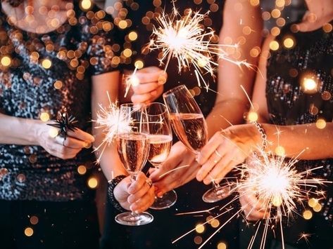 25 Ways To Celebrate New Year's Eve In New Jersey | Hillsborough, NJ Patch Black Tie Ball, New Years Eve Events, New Years Eve Fireworks, Friends Celebrating, Coffee With Alcohol, Christmas Friends, Cider Making, New Year's Eve Celebrations, Rose Champagne