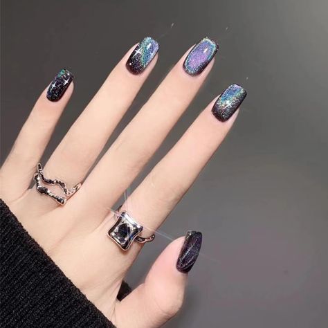 Nagellack Trends, Cute Christmas Nails, Blue Nail Designs, Have Inspiration, Blue Nail, Winter Nail Designs, Halloween Nail Designs, Festival Nails, Stick On Nails