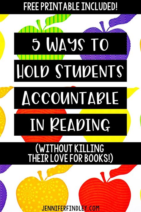 Student Accountability Elementary, Reading Fluency Kindergarten, Reading Comprehension Passages Free, Reading Accountability, Teaching Reading Fluency, Reading Interventionist, Reading Tools, Jennifer Findley, Reading Fluency Passages