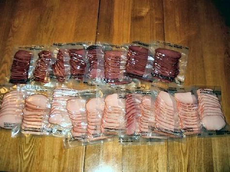 Venison Canadian Bacon Deer Bacon Recipes, Hard Salami Recipes, Venison Marinade Recipes, Venison Summer Sausage Recipe, Venison Meals, Deer Sausage, Venison Marinade, Venison Sausage Recipes, Summer Sausage Recipes