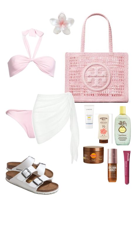 Pink Beach Outfit, Pink Beach, Beach Outfit, Pink