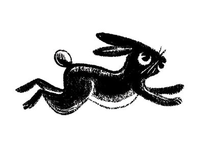 Rabbit Running, Running Rabbit, Character Challenge, Running Illustration, Rabbit Jumping, Rabbit Drawing, Fairy Tale Illustration, Rabbit Illustration, Graphic Arts