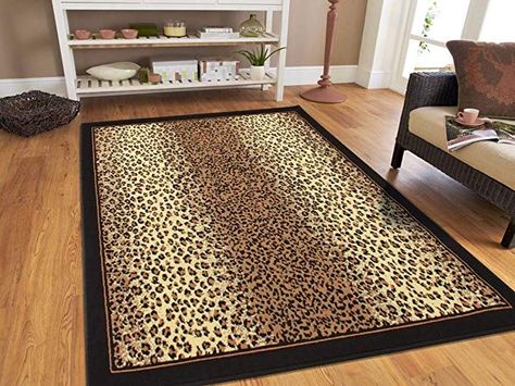 Modern Area Rugs Brown Cheetah Leopard 5x8 Rugs for Living Room 5x7 Clearance 5x8 Rugs, Cheetah Rug, Cheetah Print Rug, Print Rugs, Leopard Rug, Modern Family Rooms, Animal Rug, Small Apartment Living Room, Floor Area Rugs