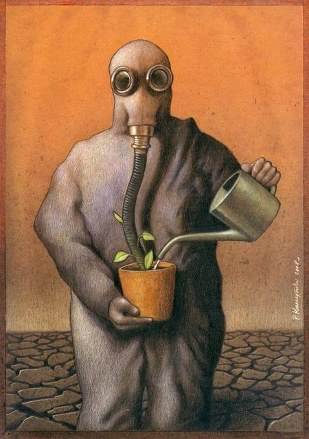 Pawel Kuczynski Ilustrasi Satir, Satirical Illustrations, Food System, Poznan, Art Academy, Gas Mask, Local Food, Satire, Abba